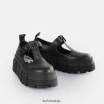 ава Мари мокасине веганске Buffalo црнD02H4J525 |мокасинке - Слика 4