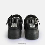 ава сандале на платформи веганске Buffalo црнD02H4J520 |сандале - Слика 5