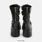 аспха зеус платформа сандале веганске Buffalo црнD02H4J90 |сандале - Слика 5