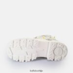 аспха лаце уп хи глежњаче веганске Buffalo бели графитиD02H4J438 |чизме - Слика 7