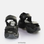 бинари 0 платформ сандале веганске Buffalo црнD02H4J149 |сандале - Слика 4