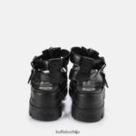 глд сандале са зип платформом веганске Buffalo црнD02H4J406 |сандале - Слика 5