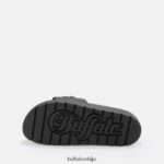 еве сандале са платформом са ланцем веганске Buffalo црнD02H4J699 |слајдови - Слика 6