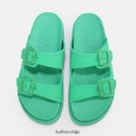 еве сол сандале на платформи веганске Buffalo зеленD02H4J460 |слајдови - Слика 3