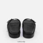 еве сол сандале на платформи веганске Buffalo црнD02H4J248 |слајдови - Слика 5