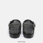 еве студ сандале на платформи веганске Buffalo црнD02H4J673 |слајдови - Слика 5