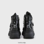 класична висока кира Buffalo ноирD02H4J120 |патике - Слика 4