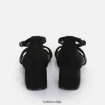 лилли глам сандале са потпетицом веганске Buffalo црнD02H4J26 |сандале - Слика 2