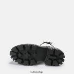 лион рив платформа сандале веганске Buffalo црнD02H4J871 |сандале - Слика 6
