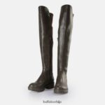 миреиа чизме преко колена веганске Buffalo таупеD02H4J610 |чизме - Слика 4