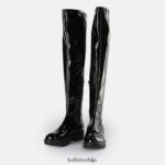 мирна чизме преко колена веганске Buffalo црнD02H4J511 |чизме - Слика 4