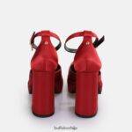 могу дорсаи сандале веганске Buffalo црвенаD02H4J854 |сандале - Слика 3