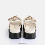 ноа ари сандале на платформи веганске Buffalo кремD02H4J19 |слајдови - Слика 5