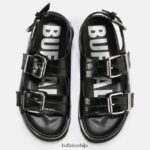 перри сандале на платформи веганске Buffalo црнD02H4J850 |сандале - Слика 3