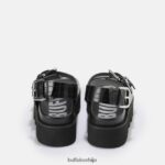 перри сандале на платформи веганске Buffalo црнD02H4J850 |сандале - Слика 5