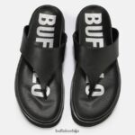 перри танге сандале на платформи веганске Buffalo црнD02H4J897 |слајдови - Слика 3