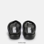 Реи Флип платформ сандале веганске Buffalo црнD02H4J722 |слајдови - Слика 5