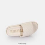 реи јорган 2 платформа слајд веган Buffalo кремD02H4J461 |слајдови - Слика 3