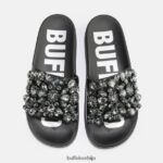ски диамонд платформ тобоган вегански Buffalo црнD02H4J109 |слајдови - Слика 3