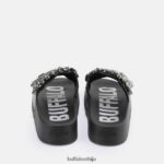 ски диамонд платформ тобоган вегански Buffalo црнD02H4J109 |слајдови - Слика 5
