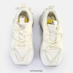 триплет чипкане патике ниске веганске Buffalo бела/сребрнаD02H4J746 |патике - Слика 3