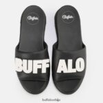 упарене слд сандале веганске Buffalo црнD02H4J872 |слајдови - Слика 3