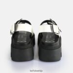 флора на платформи сандале веганске Buffalo беоD02H4J107 |сандале - Слика 5