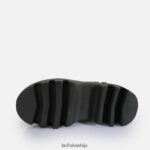 флора сандале са укрштеним платформама веганске Buffalo црнD02H4J164 |сандале - Слика 7